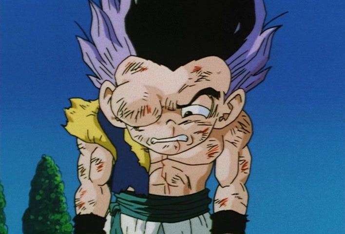 Dragon Ball Z Ep 251: The Birth of a Superhuman Warrior!! His Name is Gotenks @ 22:28