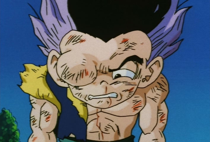 Dragon Ball Z Ep 251: The Birth of a Superhuman Warrior!! His Name is Gotenks @ 22:32