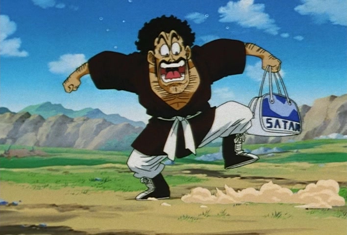 Dragon Ball Z Ep 252: The Final Weapon is Engaged?! Satan Will Save the Earth @ 14:58