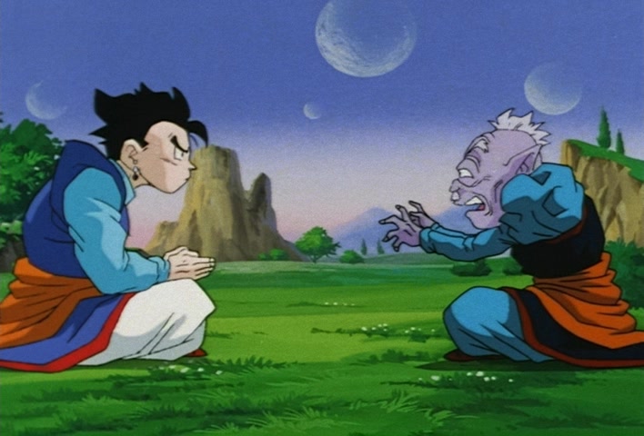 Dragon Ball Z Ep 253: I've Stopped Killing!! Majin Boo's Good Boy Declaration @ 04:17