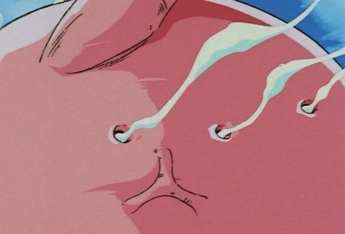Dragon Ball Z Ep 254: Run Away, Satan!! An Angry Majin Boo Emerges @ 05:30