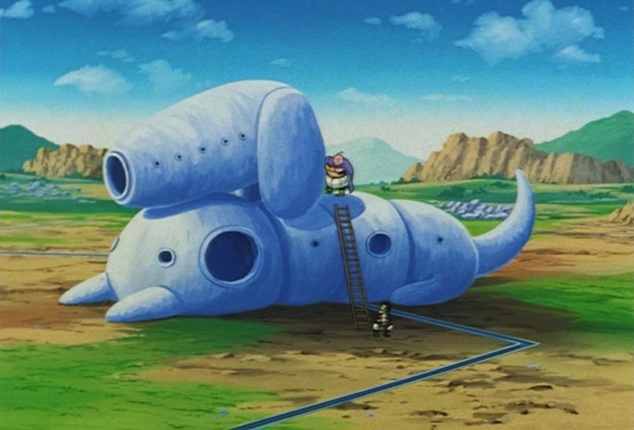 Dragon Ball Z Ep 254: Run Away, Satan!! An Angry Majin Boo Emerges @ 09:06