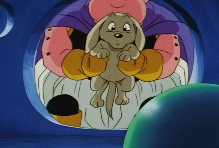 Dragon Ball Z Ep 254: Run Away, Satan!! An Angry Majin Boo Emerges @ 09:30