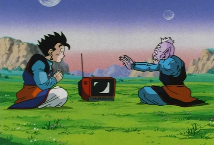 Dragon Ball Z Ep 254: Run Away, Satan!! An Angry Majin Boo Emerges @ 10:26