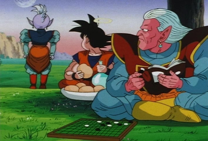 Dragon Ball Z Ep 254: Run Away, Satan!! An Angry Majin Boo Emerges @ 11:06