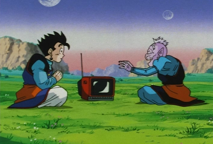 Dragon Ball Z Ep 254: Run Away, Satan!! An Angry Majin Boo Emerges @ 11:10