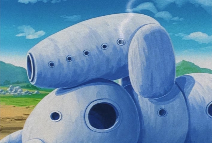 Dragon Ball Z Ep 254: Run Away, Satan!! An Angry Majin Boo Emerges @ 11:46