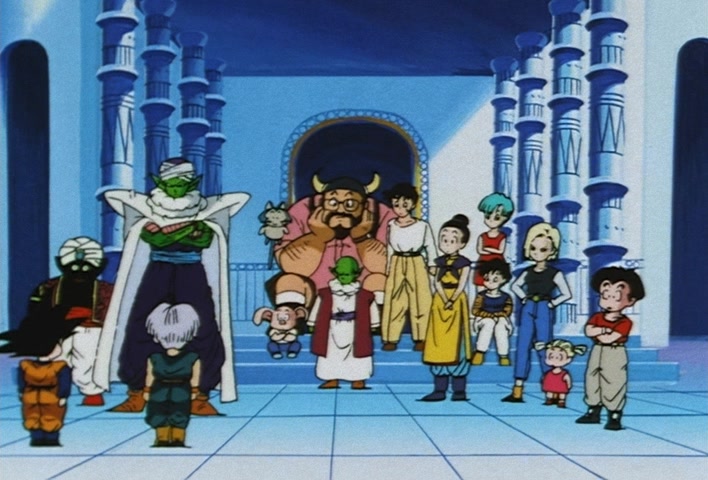 Dragon Ball Z Ep 254: Run Away, Satan!! An Angry Majin Boo Emerges @ 12:50