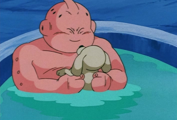 Dragon Ball Z Ep 254: Run Away, Satan!! An Angry Majin Boo Emerges @ 13:22