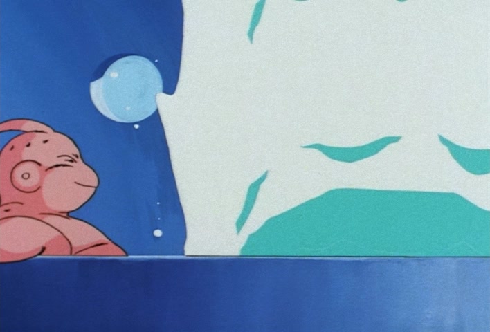 Dragon Ball Z Ep 254: Run Away, Satan!! An Angry Majin Boo Emerges @ 13:42