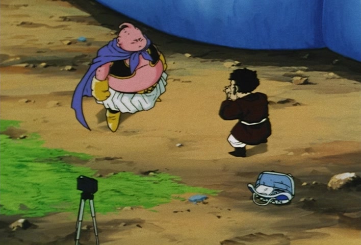 Dragon Ball Z Ep 254: Run Away, Satan!! An Angry Majin Boo Emerges @ 15:06