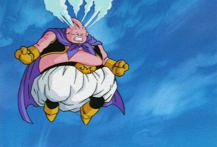 Dragon Ball Z Ep 255: Which One Will Win?! A Good and Evil Boo-Boo Confrontation @ 05:21
