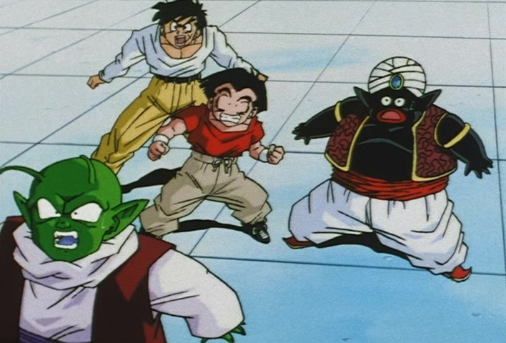 Dragon Ball Z Ep 255: Which One Will Win?! A Good and Evil Boo-Boo Confrontation @ 21:15