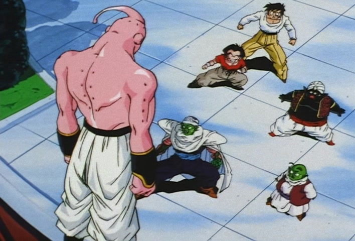 Dragon Ball Z Ep 256: A Catastrophe With No Time to Lose!! Earth's Humanity is Exterminated @ 03:26