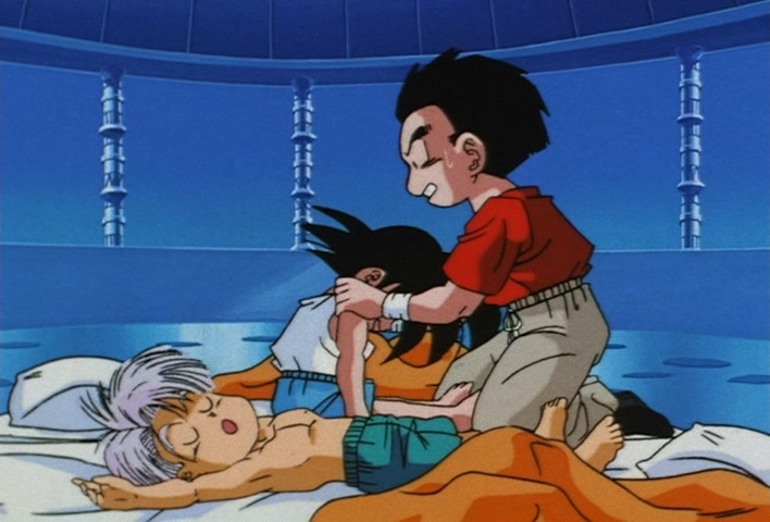 Dragon Ball Z Ep 256: A Catastrophe With No Time to Lose!! Earth's Humanity is Exterminated @ 12:33