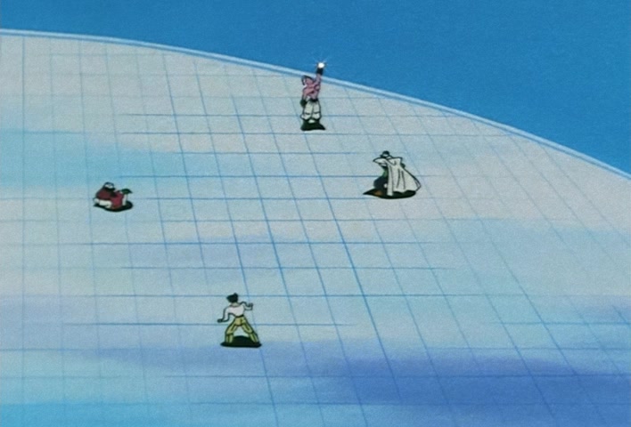 Dragon Ball Z Ep 256: A Catastrophe With No Time to Lose!! Earth's Humanity is Exterminated @ 16:15