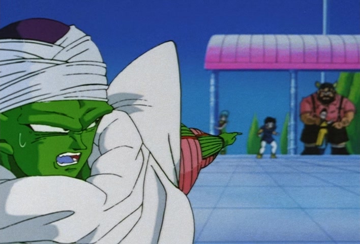 Dragon Ball Z Ep 256: A Catastrophe With No Time to Lose!! Earth's Humanity is Exterminated @ 17:35
