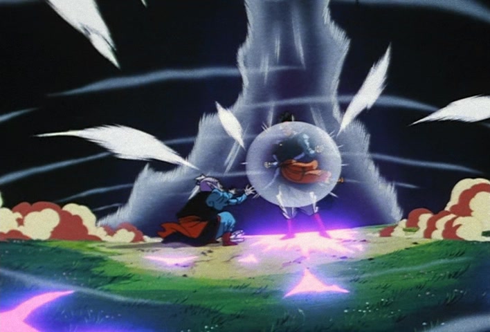 Dragon Ball Z Ep 256: A Catastrophe With No Time to Lose!! Earth's Humanity is Exterminated @ 20:11