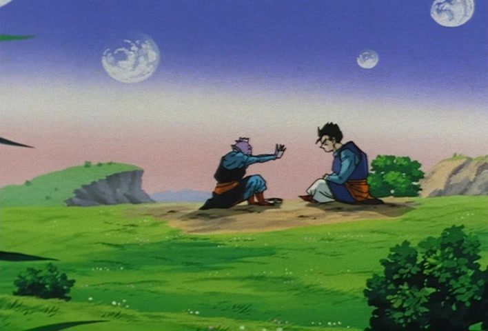 Dragon Ball Z Ep 256: A Catastrophe With No Time to Lose!! Earth's Humanity is Exterminated @ 22:17