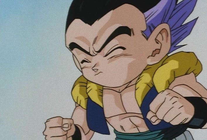 Dragon Ball Z Ep 258: I'm Going Like I Mean It!! A Wide-Open Super Gotenks @ 02:50