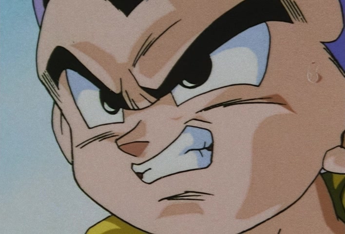 Dragon Ball Z Ep 258: I'm Going Like I Mean It!! A Wide-Open Super Gotenks @ 03:05