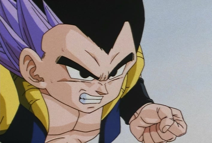 Dragon Ball Z Ep 258: I'm Going Like I Mean It!! A Wide-Open Super Gotenks @ 04:26