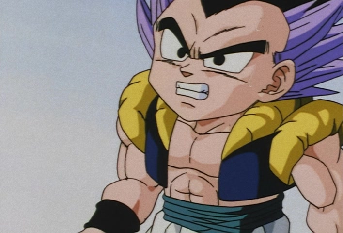 Dragon Ball Z Ep 258: I'm Going Like I Mean It!! A Wide-Open Super Gotenks @ 05:16