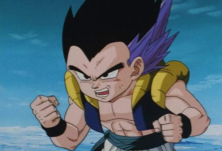 Dragon Ball Z Ep 258: I'm Going Like I Mean It!! A Wide-Open Super Gotenks @ 05:56