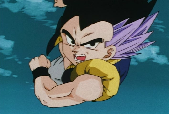 Dragon Ball Z Ep 258: I'm Going Like I Mean It!! A Wide-Open Super Gotenks @ 06:21