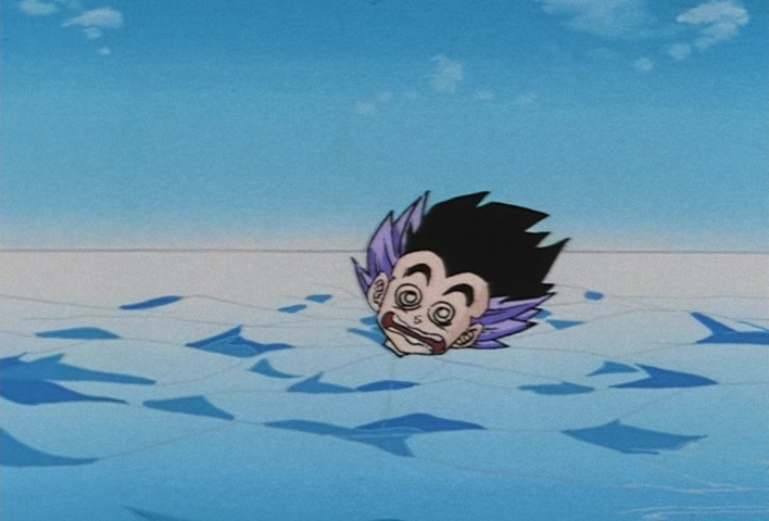 Dragon Ball Z Ep 258: I'm Going Like I Mean It!! A Wide-Open Super Gotenks @ 11:27