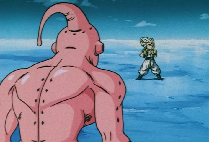 Dragon Ball Z Ep 258: I'm Going Like I Mean It!! A Wide-Open Super Gotenks @ 13:58