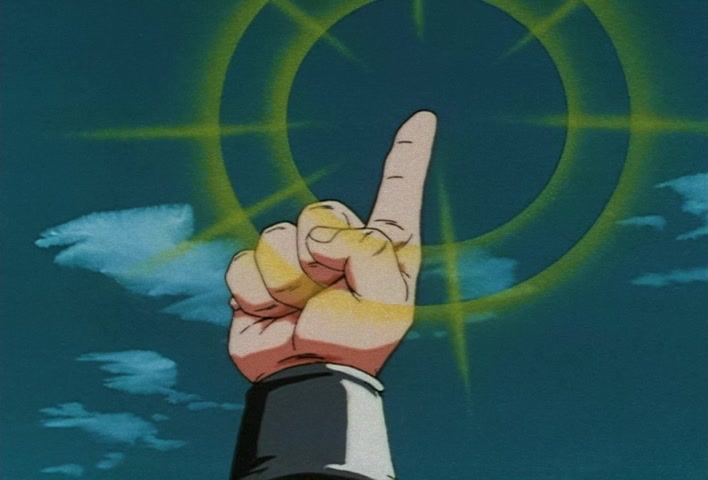 Dragon Ball Z Ep 258: I'm Going Like I Mean It!! A Wide-Open Super Gotenks @ 14:33