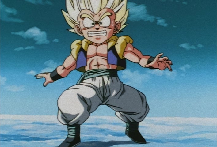 Dragon Ball Z Ep 258: I'm Going Like I Mean It!! A Wide-Open Super Gotenks @ 16:48