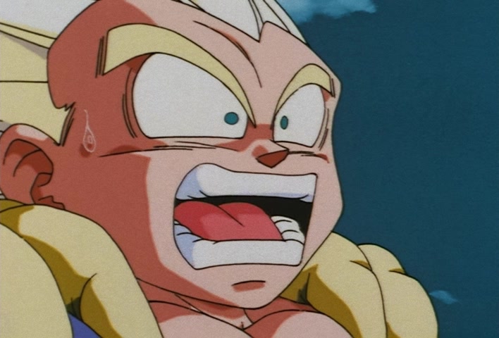Dragon Ball Z Ep 258: I'm Going Like I Mean It!! A Wide-Open Super Gotenks @ 17:44