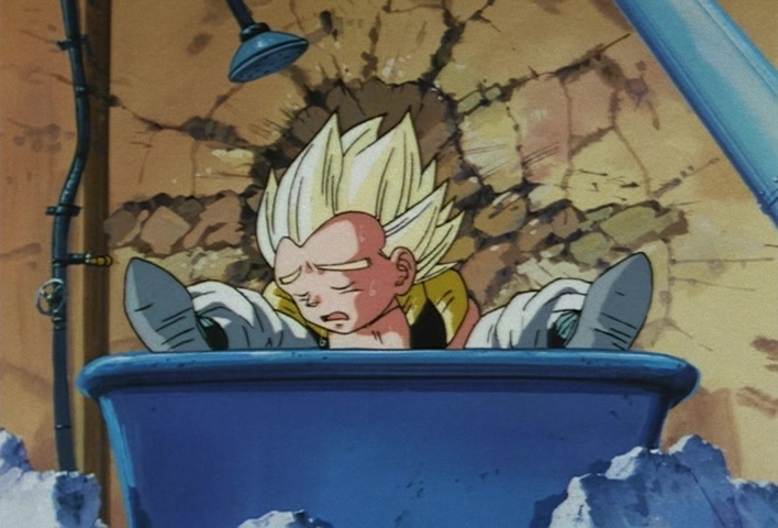 Dragon Ball Z Ep 258: I'm Going Like I Mean It!! A Wide-Open Super Gotenks @ 18:19