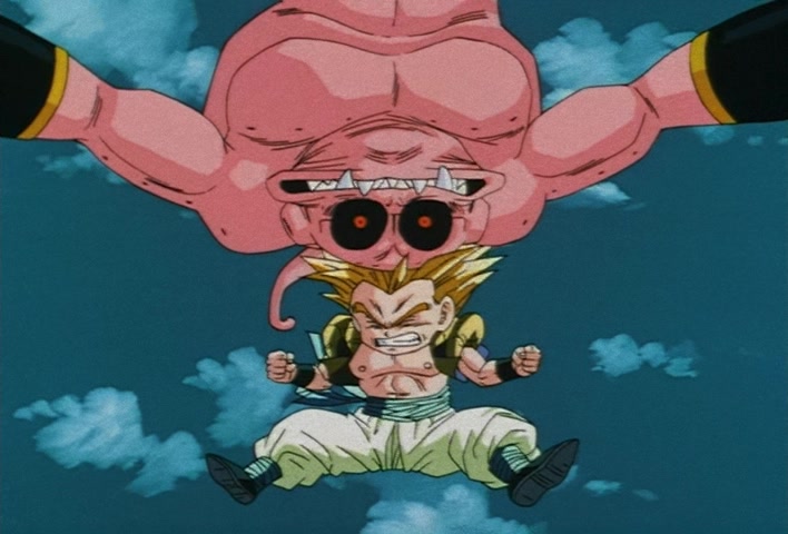Dragon Ball Z Ep 258: I'm Going Like I Mean It!! A Wide-Open Super Gotenks @ 19:54
