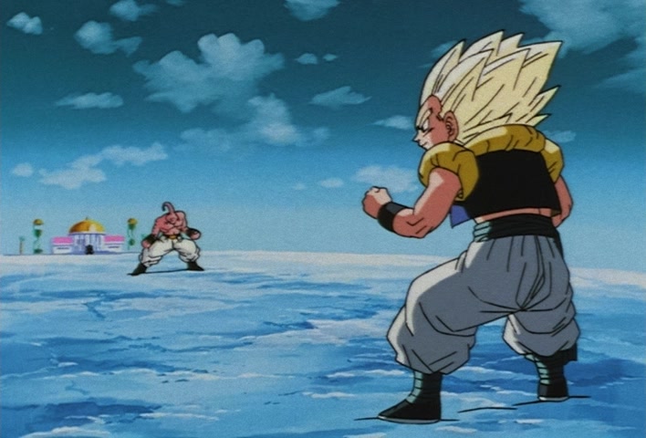 Dragon Ball Z Ep 258: I'm Going Like I Mean It!! A Wide-Open Super Gotenks @ 20:29