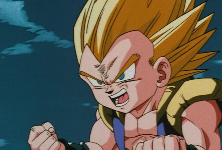 Dragon Ball Z Ep 258: I'm Going Like I Mean It!! A Wide-Open Super Gotenks @ 20:44