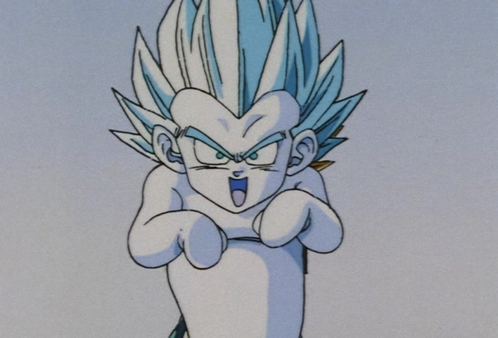 Dragon Ball Z Ep 258: I'm Going Like I Mean It!! A Wide-Open Super Gotenks @ 22:05