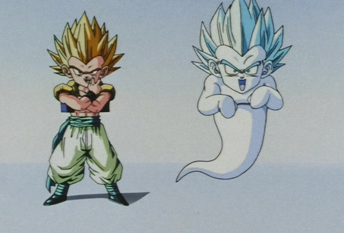 Dragon Ball Z Ep 258: I'm Going Like I Mean It!! A Wide-Open Super Gotenks @ 22:30