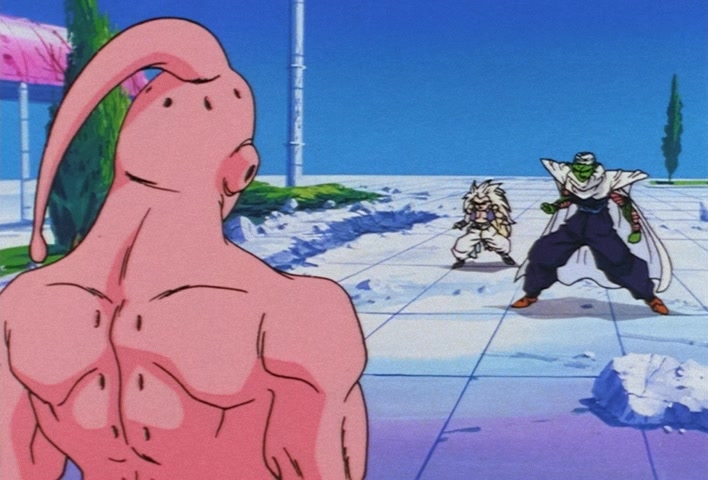 Dragon Ball Z Ep 261: Going Too Far?! Boo-Boo Volleyball @ 03:27