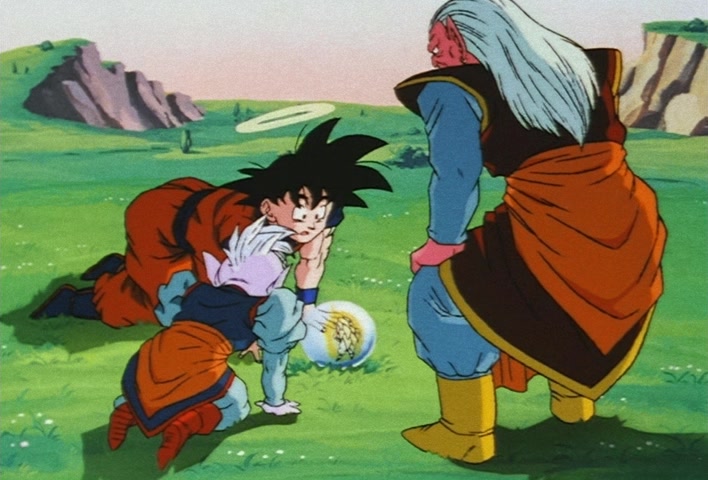 Dragon Ball Z Ep 261: Going Too Far?! Boo-Boo Volleyball @ 07:20