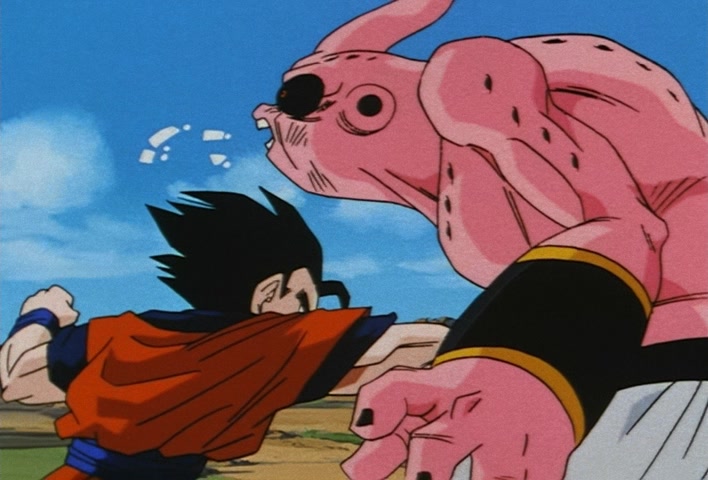 Dragon Ball Z Ep 263: Boo is Overwhelmed!! Gohan's Miracle Power @ 17:35
