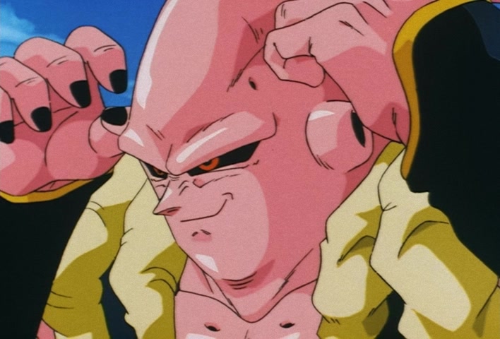 Dragon Ball Z Ep 265: Boo's Worst Foul Play!! Gotenks is Absorbed?! @ 14:25