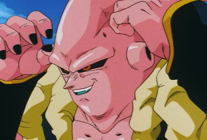 Dragon Ball Z Ep 265: Boo's Worst Foul Play!! Gotenks is Absorbed?! @ 14:30