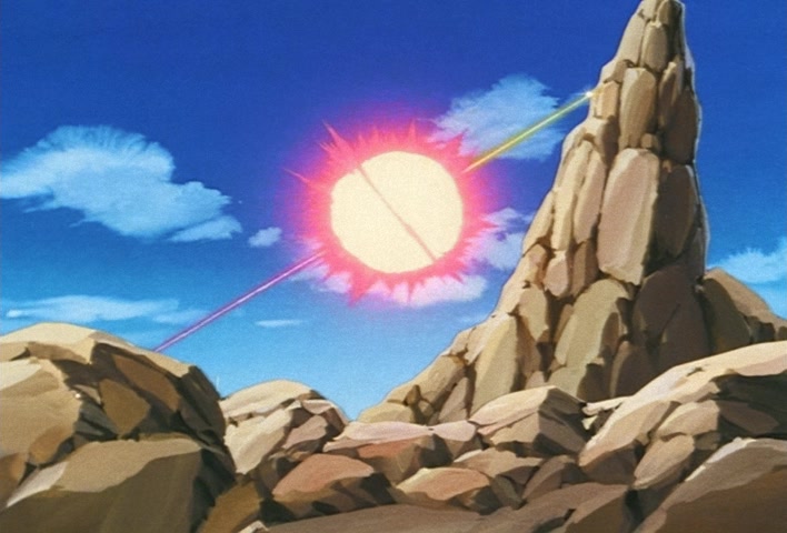 Dragon Ball Z Ep 265: Boo's Worst Foul Play!! Gotenks is Absorbed?! @ 16:58