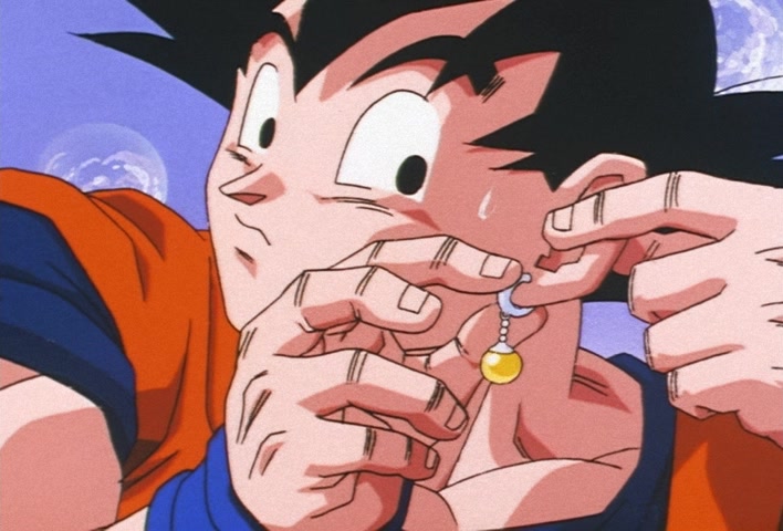 Dragon Ball Z Ep 268: Merged!! Vegeta's Pride and Goku's Rage @ 01:59