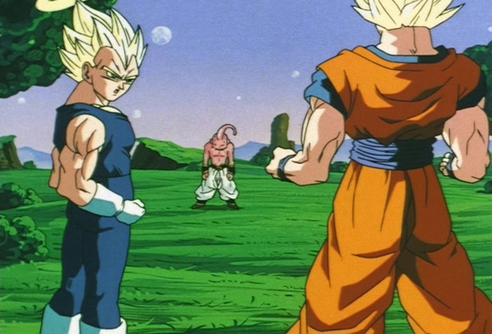 Dragon Ball Z Ep 280: Vegeta Takes Off His Hat!! Goku, You are No. 1 @ 01:54