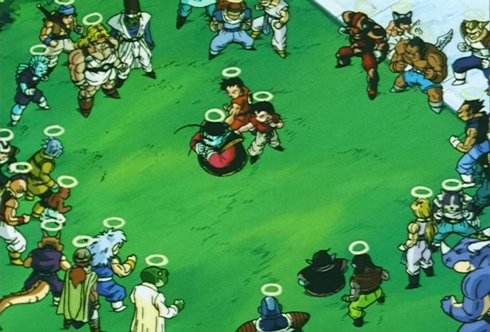 Dragon Ball Z Ep 280: Vegeta Takes Off His Hat!! Goku, You are No. 1 @ 05:35