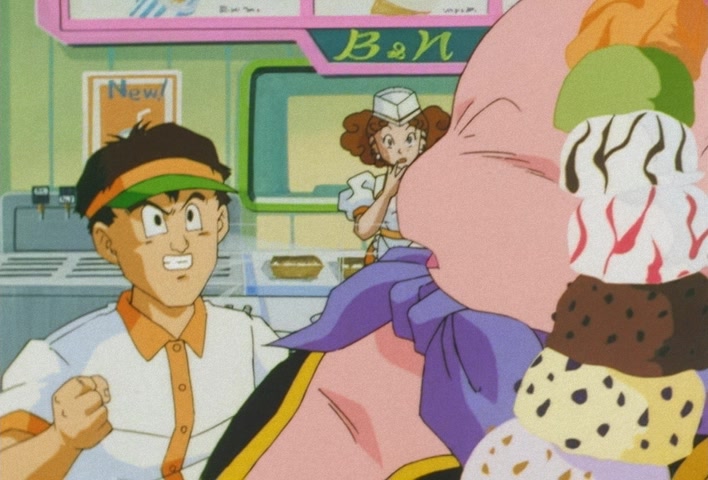 Dragon Ball Z Ep 287: Peace Returns!! Majin Boo, the Champion of Justice?! @ 14:46